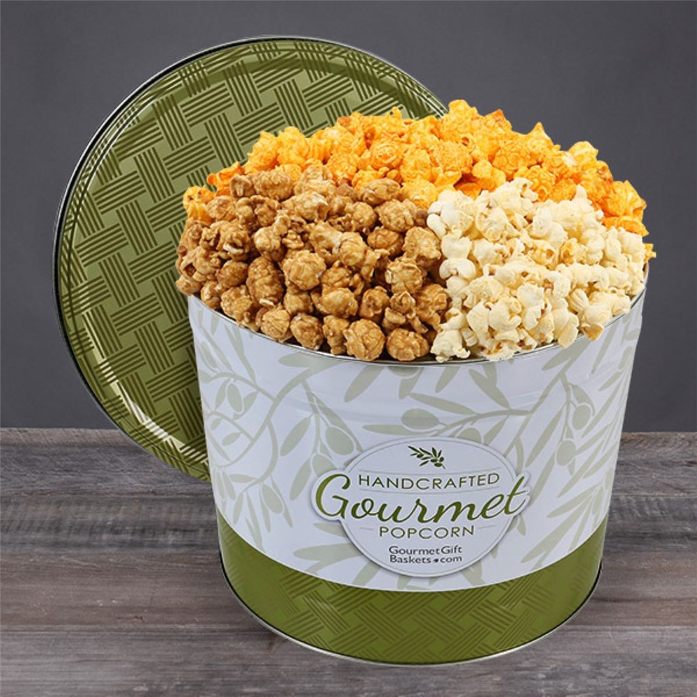 People's Choice Gourmet Popcorn Tin 1 Gallon